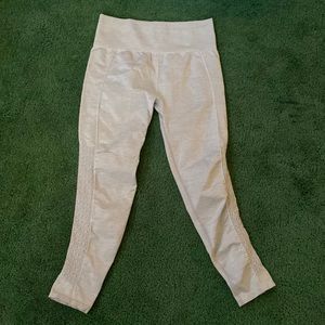 Grey Fabletics leggings. Size Small (no tags)